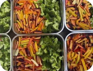 Broccoli and sweet potato